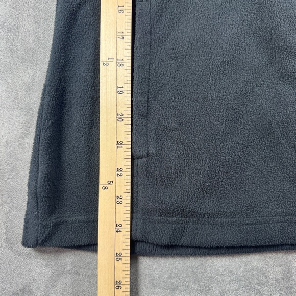 Columbia Benton Springs Fleece Jacket Womens Large Black Full Zip Outdoor Hiking - Picture 8 of 9